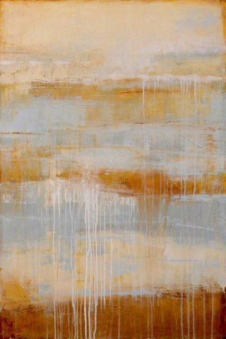 Ashwood Creek II White Modern Wood Framed Art Print with Double Matting by Ashley, Erin