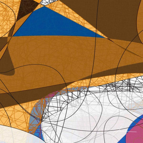 Tangled I Gold Ornate Wood Framed Art Print with Double Matting by Burghardt, James