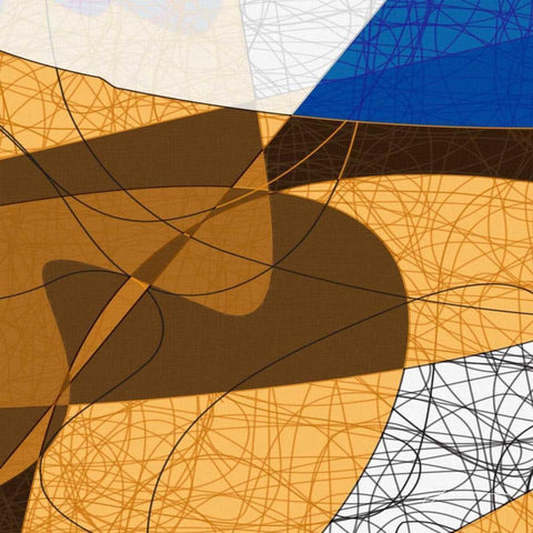 Tangled II Black Modern Wood Framed Art Print by Burghardt, James