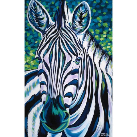 Wild Africa III White Modern Wood Framed Art Print by Vitaletti, Carolee