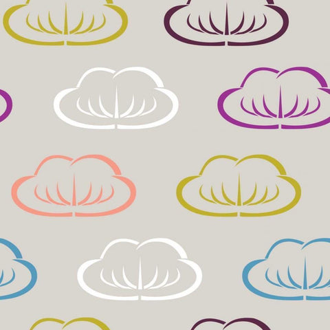 Clouds II White Modern Wood Framed Art Print by Ketchum, Nicole