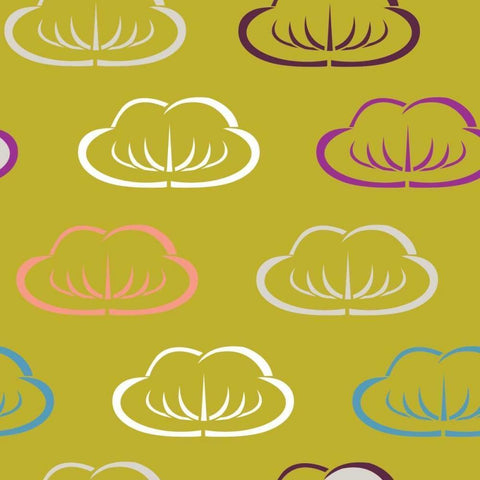 Clouds III Gold Ornate Wood Framed Art Print with Double Matting by Ketchum, Nicole