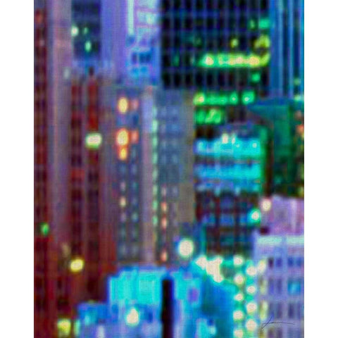 Metropolitain I White Modern Wood Framed Art Print by Burghardt, James