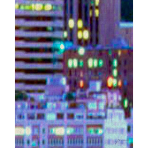 Metropolitain IV Black Modern Wood Framed Art Print with Double Matting by Burghardt, James