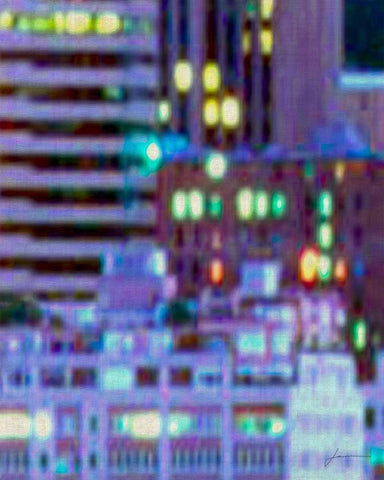 Metropolitain IV Black Ornate Wood Framed Art Print with Double Matting by Burghardt, James