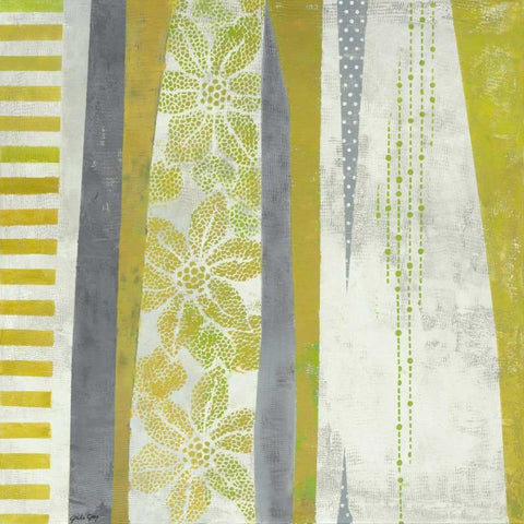 Mystical World I White Modern Wood Framed Art Print with Double Matting by Joy, Julie