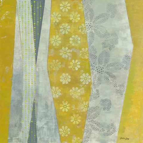 Mystical World II White Modern Wood Framed Art Print with Double Matting by Joy, Julie