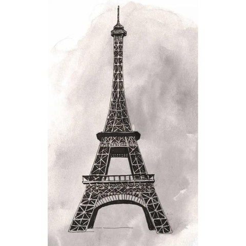 World Landmarks III White Modern Wood Framed Art Print by Popp, Grace