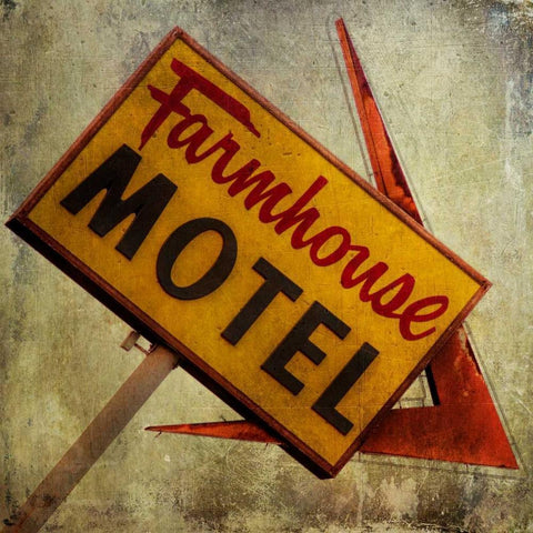 Vintage LA II White Modern Wood Framed Art Print by Malek, Honey