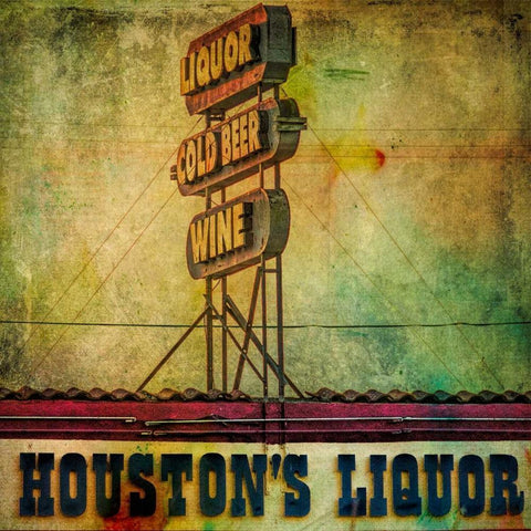 Vintage LA IV Black Ornate Wood Framed Art Print with Double Matting by Malek, Honey