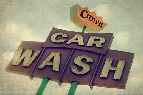 Vintage LA VII Black Ornate Wood Framed Art Print with Double Matting by Malek, Honey