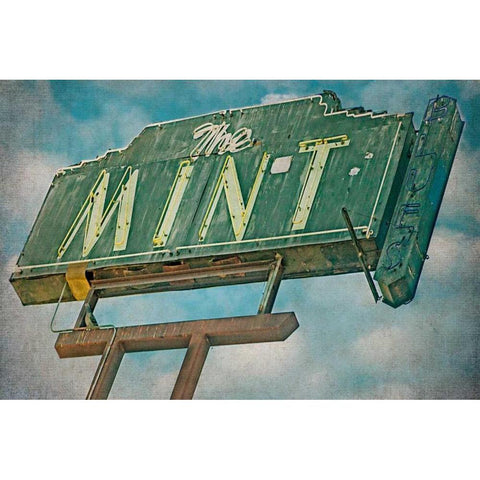 Vintage LA VIII White Modern Wood Framed Art Print by Malek, Honey