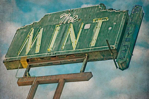 Vintage LA VIII Black Ornate Wood Framed Art Print with Double Matting by Malek, Honey