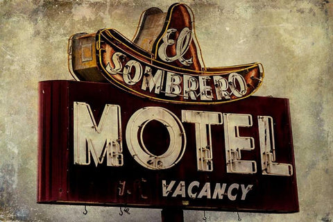 Vintage LA XI White Modern Wood Framed Art Print with Double Matting by Malek, Honey