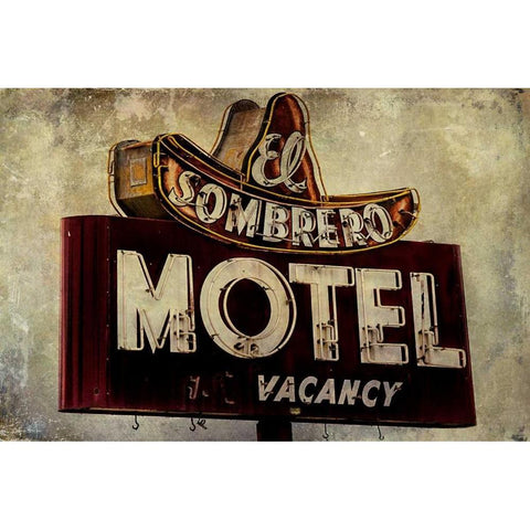 Vintage LA XI Black Modern Wood Framed Art Print by Malek, Honey