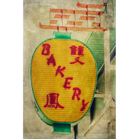 Vintage LA XII Black Modern Wood Framed Art Print with Double Matting by Malek, Honey