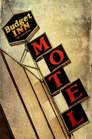 Vintage LA XIV Black Ornate Wood Framed Art Print with Double Matting by Malek, Honey