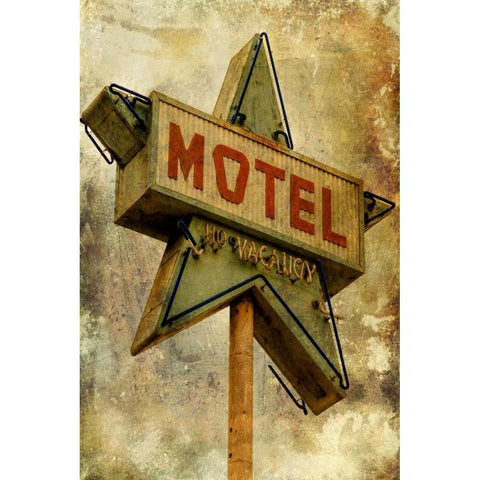 Vintage LA XV Black Modern Wood Framed Art Print by Malek, Honey