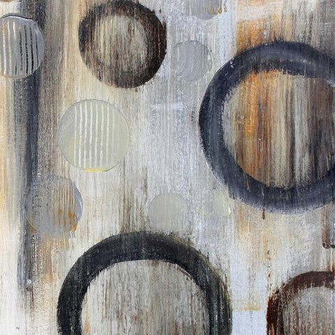 Geometric Abstraction I Gold Ornate Wood Framed Art Print with Double Matting by Orlov, Irena