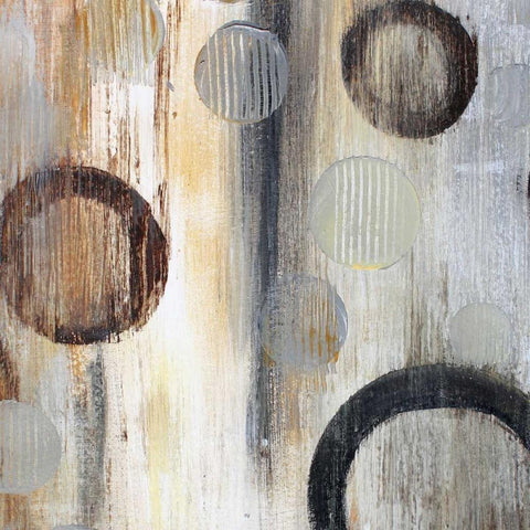 Geometric Abstraction II Gold Ornate Wood Framed Art Print with Double Matting by Orlov, Irena