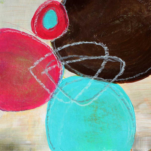 Sparkling Mix II Black Modern Wood Framed Art Print by Orlov, Irena