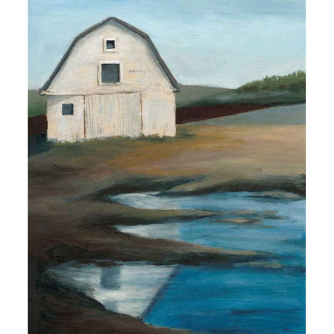 Farmstead I Black Modern Wood Framed Art Print by Popp, Grace