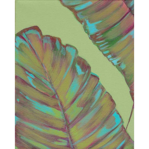 Kona Garden I Black Modern Wood Framed Art Print by Fuchs, Jodi