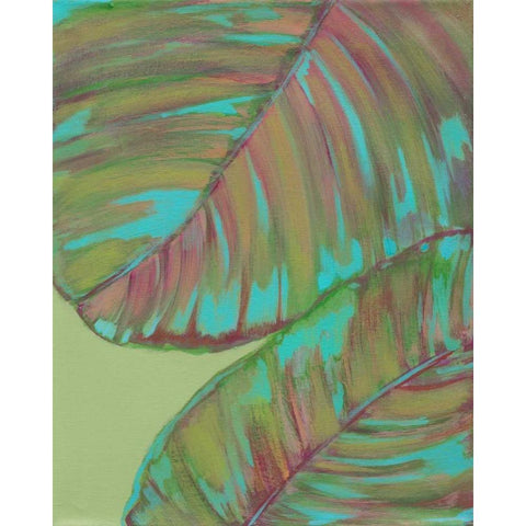 Kona Garden III Black Modern Wood Framed Art Print by Fuchs, Jodi