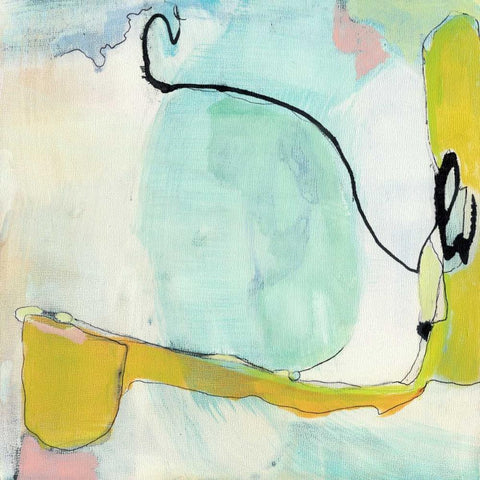 Travelogue II Gold Ornate Wood Framed Art Print with Double Matting by Fuchs, Jodi