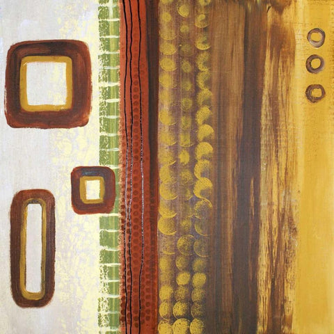 Abstract Expression II Black Modern Wood Framed Art Print by Orlov, Irena