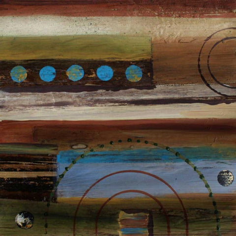 Spice Impressions II Black Ornate Wood Framed Art Print with Double Matting by Orlov, Irena