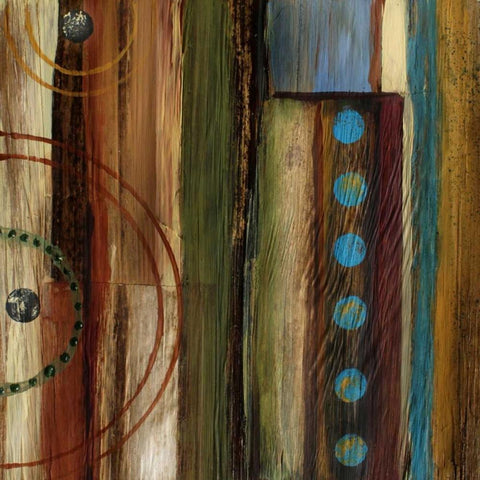 Spice Impressions III Black Modern Wood Framed Art Print with Double Matting by Orlov, Irena