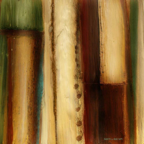 Spice Impressions V White Modern Wood Framed Art Print with Double Matting by Orlov, Irena