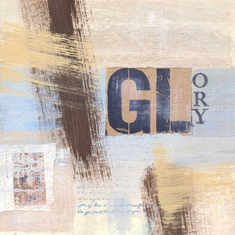 Abstract Inspiration III Black Modern Wood Framed Art Print with Double Matting by Orlov, Irena