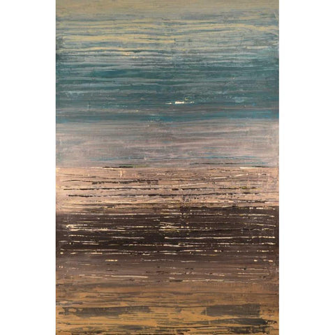 Easy Reflections I Black Modern Wood Framed Art Print with Double Matting by Avondet, Natalie