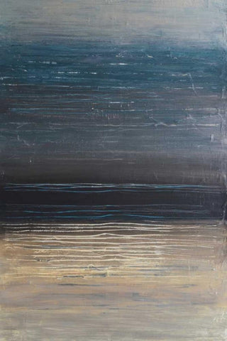 Easy Reflections II Black Ornate Wood Framed Art Print with Double Matting by Avondet, Natalie