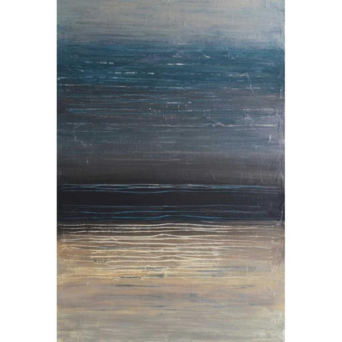 Easy Reflections II Black Modern Wood Framed Art Print with Double Matting by Avondet, Natalie