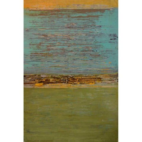 Easy Reflections III Black Modern Wood Framed Art Print with Double Matting by Avondet, Natalie