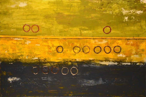 Aquarium I Black Ornate Wood Framed Art Print with Double Matting by Avondet, Natalie