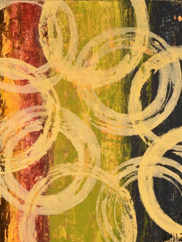 Rings of Engagement I Black Ornate Wood Framed Art Print with Double Matting by Avondet, Natalie