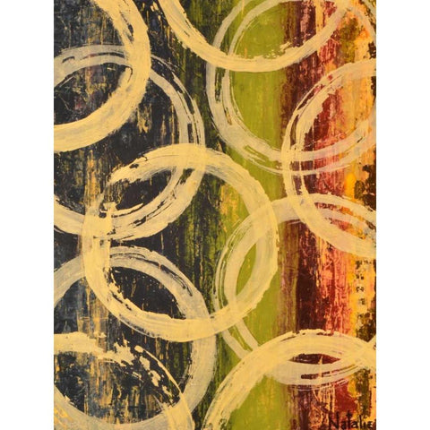 Rings of Engagement II Gold Ornate Wood Framed Art Print with Double Matting by Avondet, Natalie