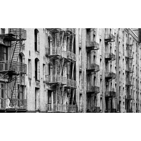 NY Scenes III Black Modern Wood Framed Art Print by Pica, Jeff