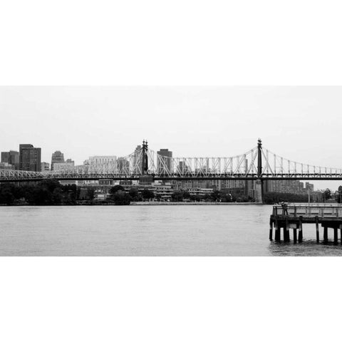 NY Scenes VI Black Modern Wood Framed Art Print with Double Matting by Pica, Jeff