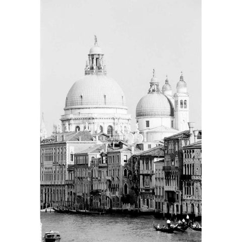 Venice Scenes IV Black Modern Wood Framed Art Print by Pica, Jeff