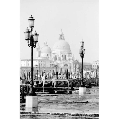 Venice Scenes V White Modern Wood Framed Art Print by Pica, Jeff