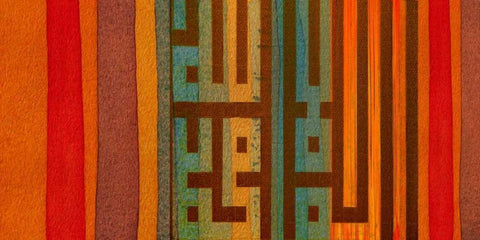 The Language of Color II White Modern Wood Framed Art Print with Double Matting by Orlov, Irena