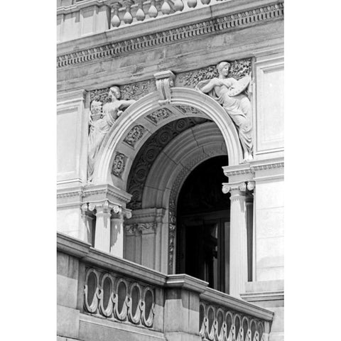 City Details II Black Modern Wood Framed Art Print by Pica, Jeff