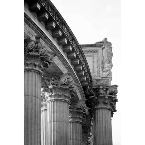 City Details V Black Modern Wood Framed Art Print by Pica, Jeff