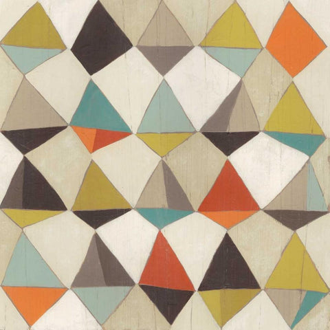 Pattern Undulation II White Modern Wood Framed Art Print by Vess, June Erica