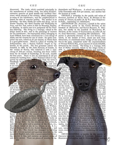 Greyhound Pancake Day Book Print Black Modern Wood Framed Art Print by Fab Funky